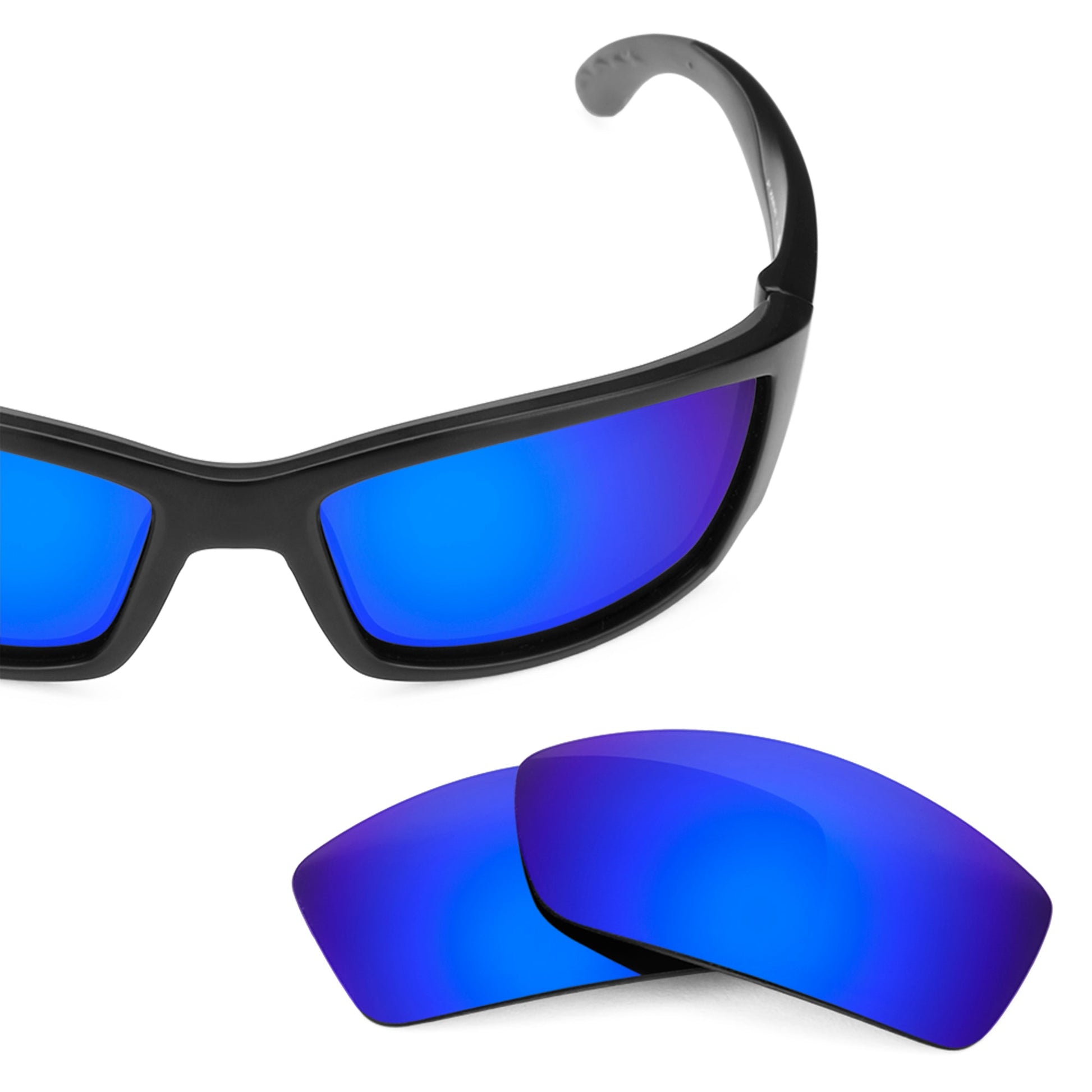 Costa Corbina replacement lenses — Tidal Blue MirrorShield® polarized sunglass lens, 100% UV | ReFramed