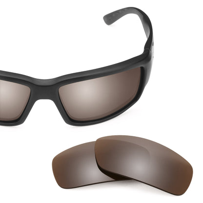 Costa Fantail replacement lenses — Flash Bronze MirrorShield® polarized sunglass lens, 100% UV | ReFramed