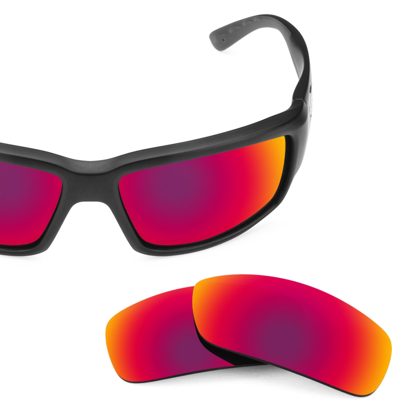 Costa Fantail replacement lenses — Midnight Sun MirrorShield® polarized sunglass lens, 100% UV | ReFramed