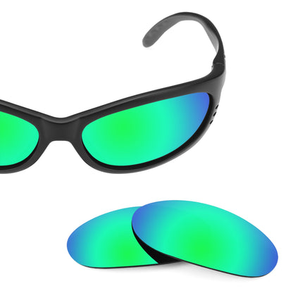 Costa Fathom replacement lenses — Emerald Green MirrorShield® polarized sunglass lens, 100% UV | ReFramed