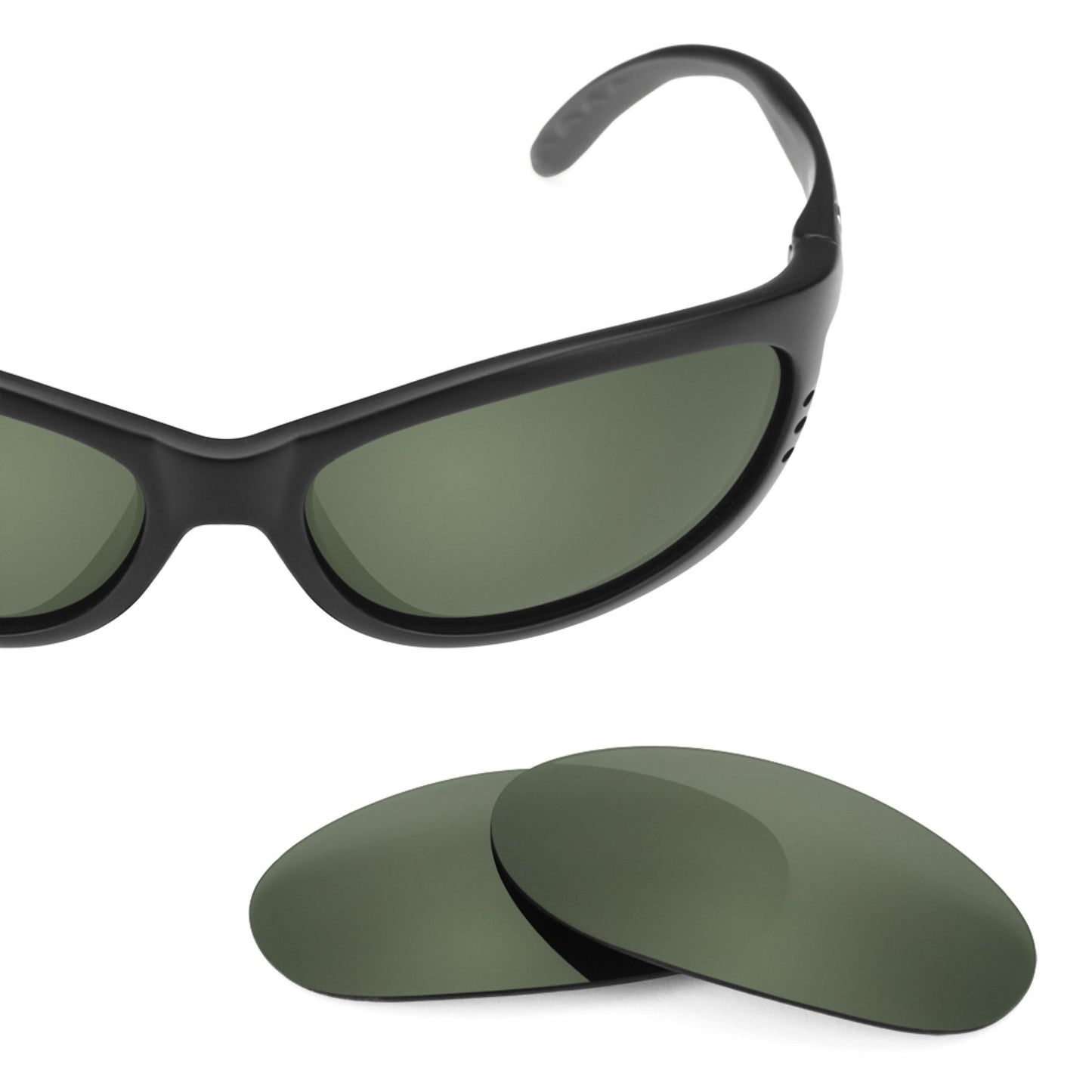 Costa Fathom replacement lenses — Gray Green polarized sunglass lens, 100% UV | ReFramed