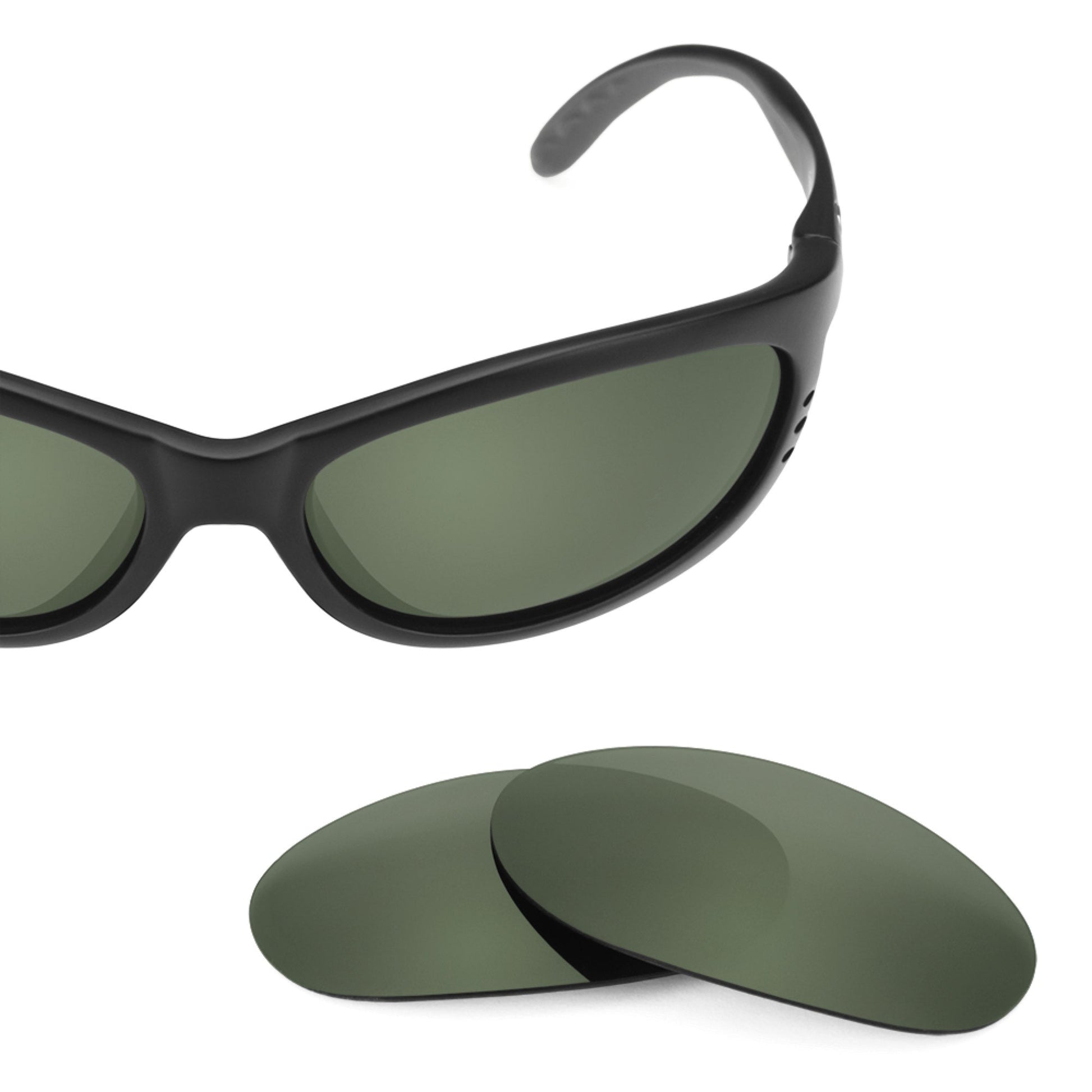 Costa Fathom replacement lenses — Gray Green polarized sunglass lens, 100% UV | ReFramed