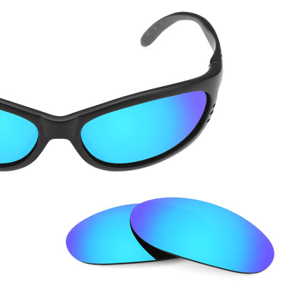 Costa Fathom replacement lenses — Ice Blue MirrorShield® polarized sunglass lens, 100% UV | ReFramed