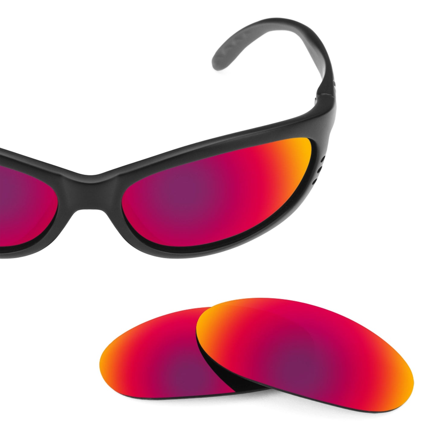 Costa Fathom replacement lenses — Midnight Sun MirrorShield® polarized sunglass lens, 100% UV | ReFramed
