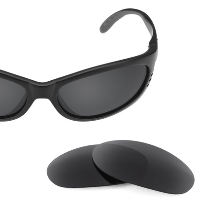 Costa Fathom replacement lenses — Stealth Black polarized sunglass lens, 100% UV | ReFramed