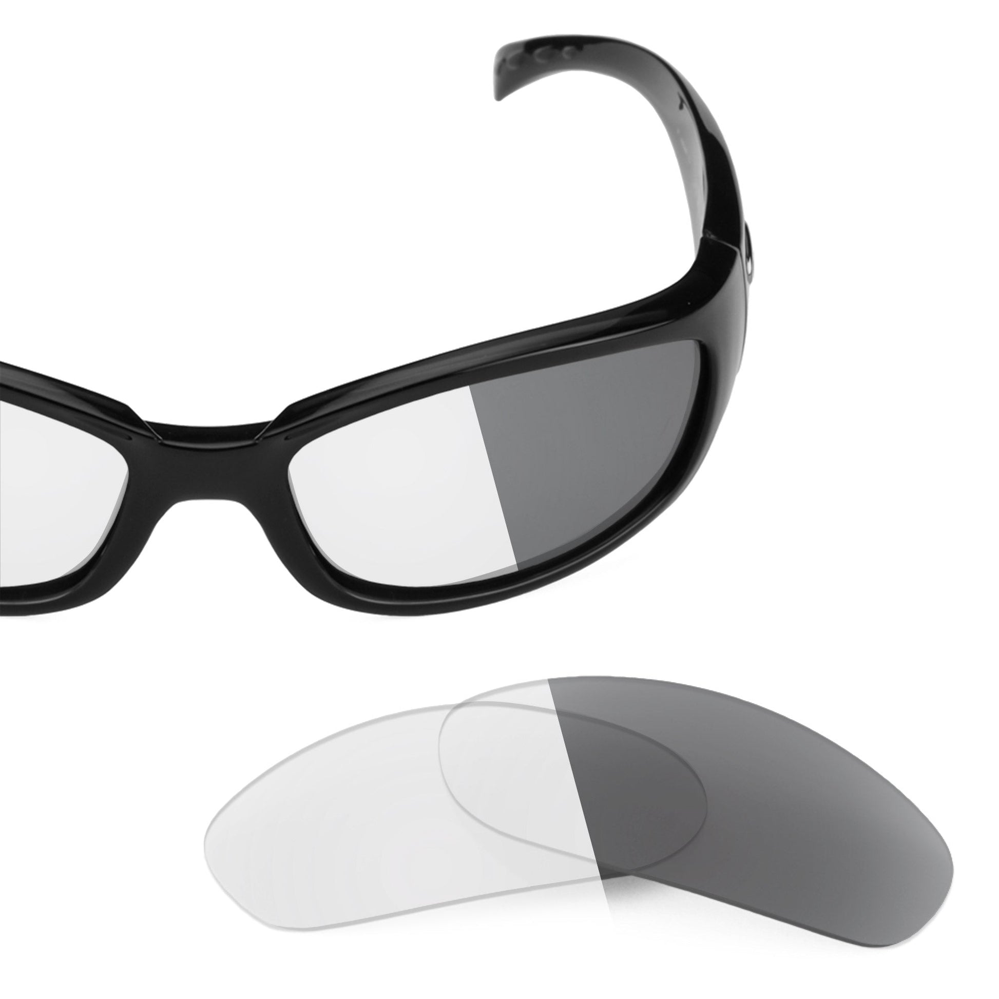 Costa Hammerhead replacement lenses — Adapt Gray Photochromic polarized sunglass lens, 100% UV | ReFramed