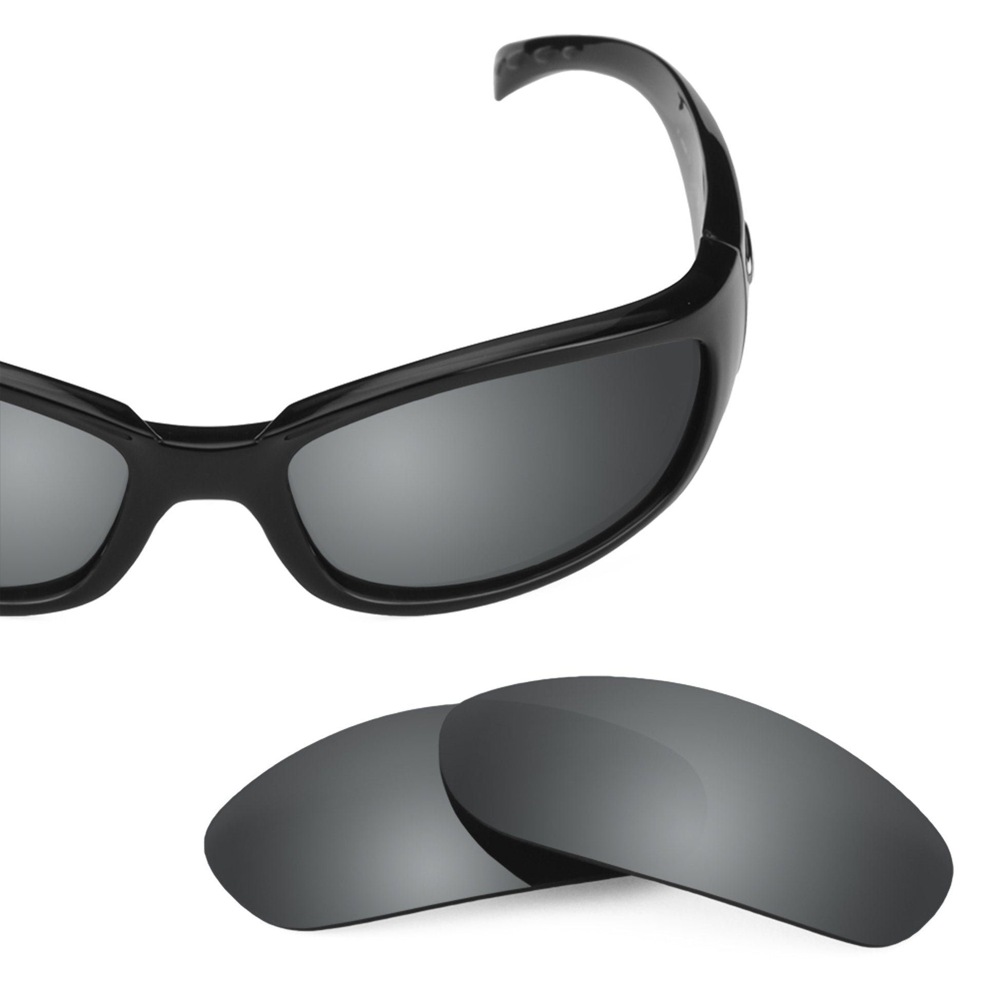 Costa Hammerhead replacement lenses — Black Chrome MirrorShield® polarized sunglass lens, 100% UV | ReFramed