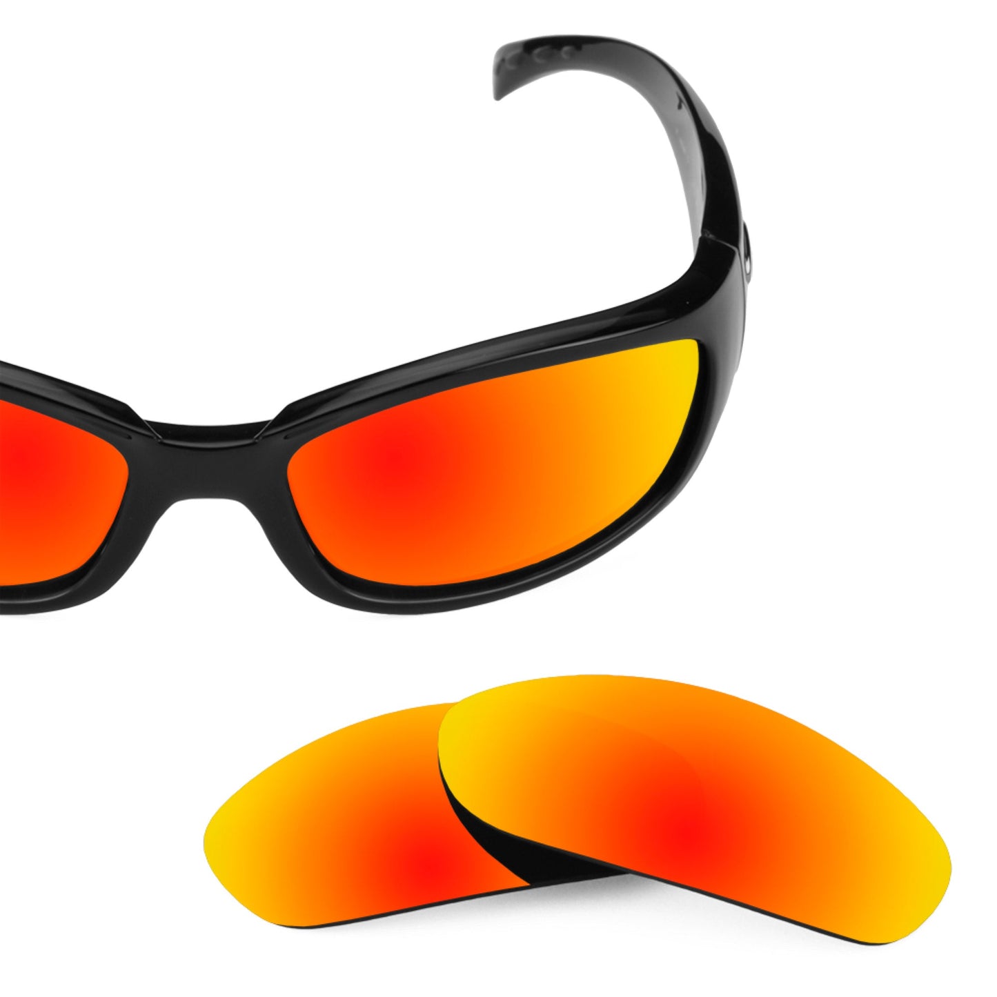 Costa Hammerhead replacement lenses — Fire Red MirrorShield® polarized sunglass lens, 100% UV | ReFramed