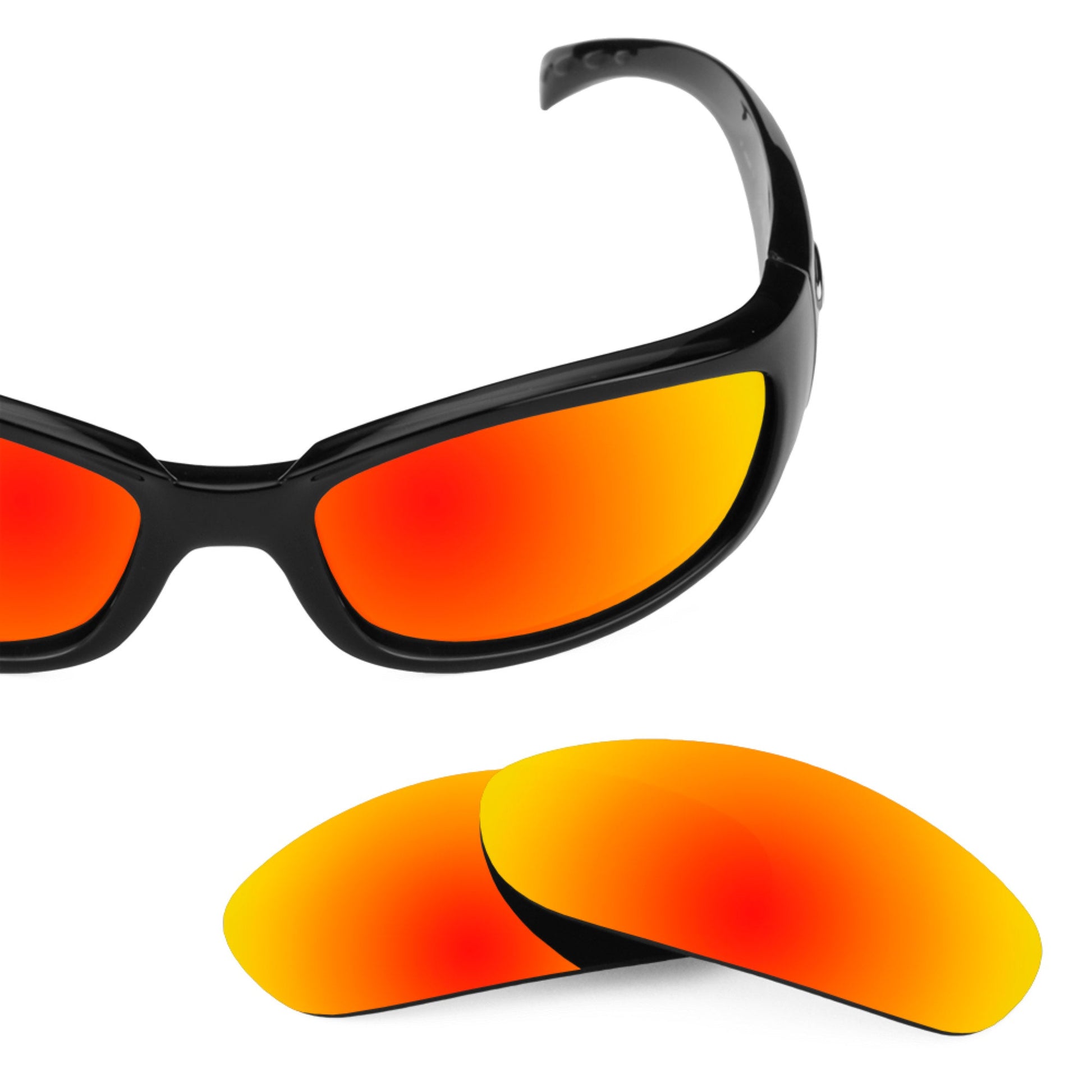 Costa Hammerhead replacement lenses — Fire Red MirrorShield® polarized sunglass lens, 100% UV | ReFramed