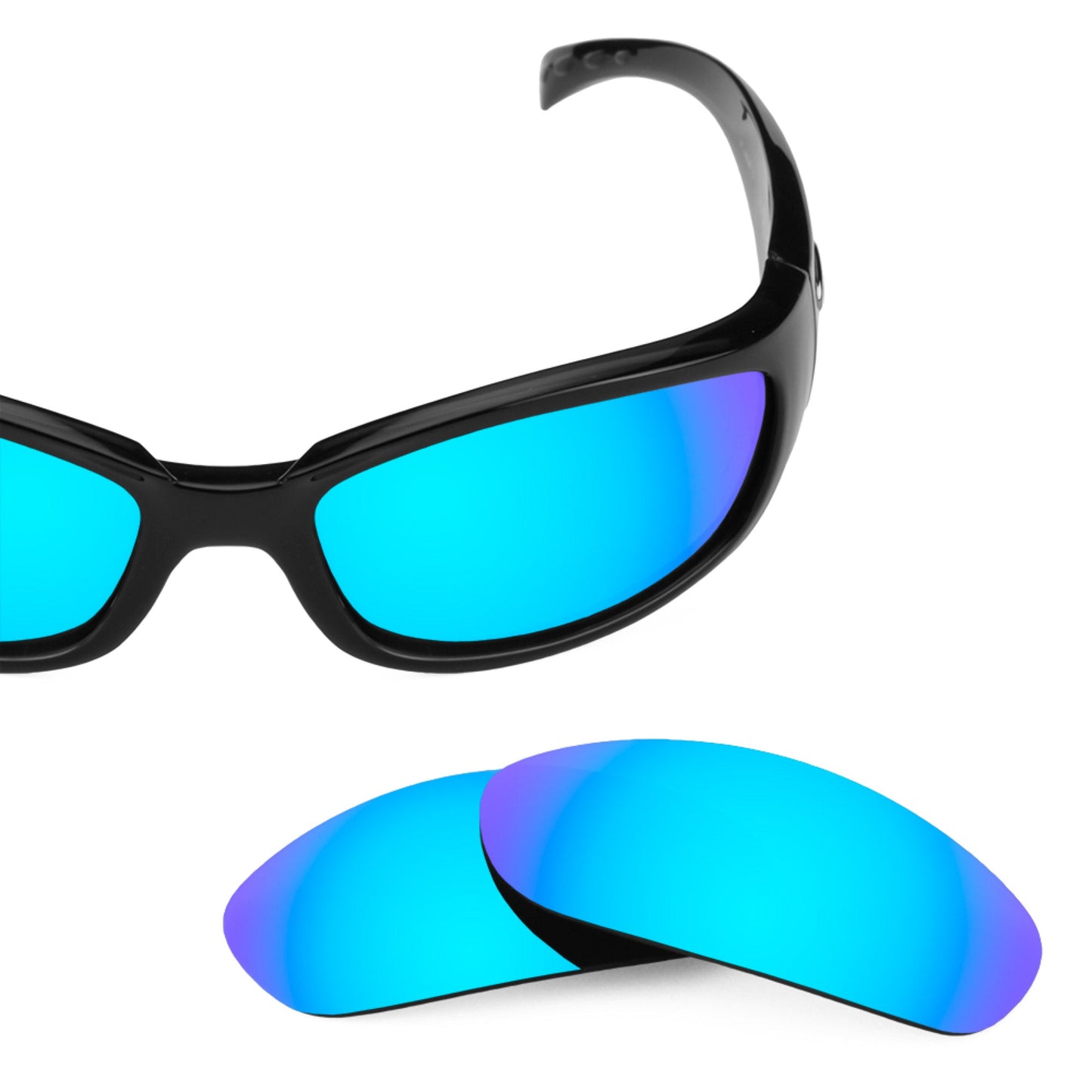Costa Hammerhead replacement lenses — Ice Blue MirrorShield® polarized sunglass lens, 100% UV | ReFramed