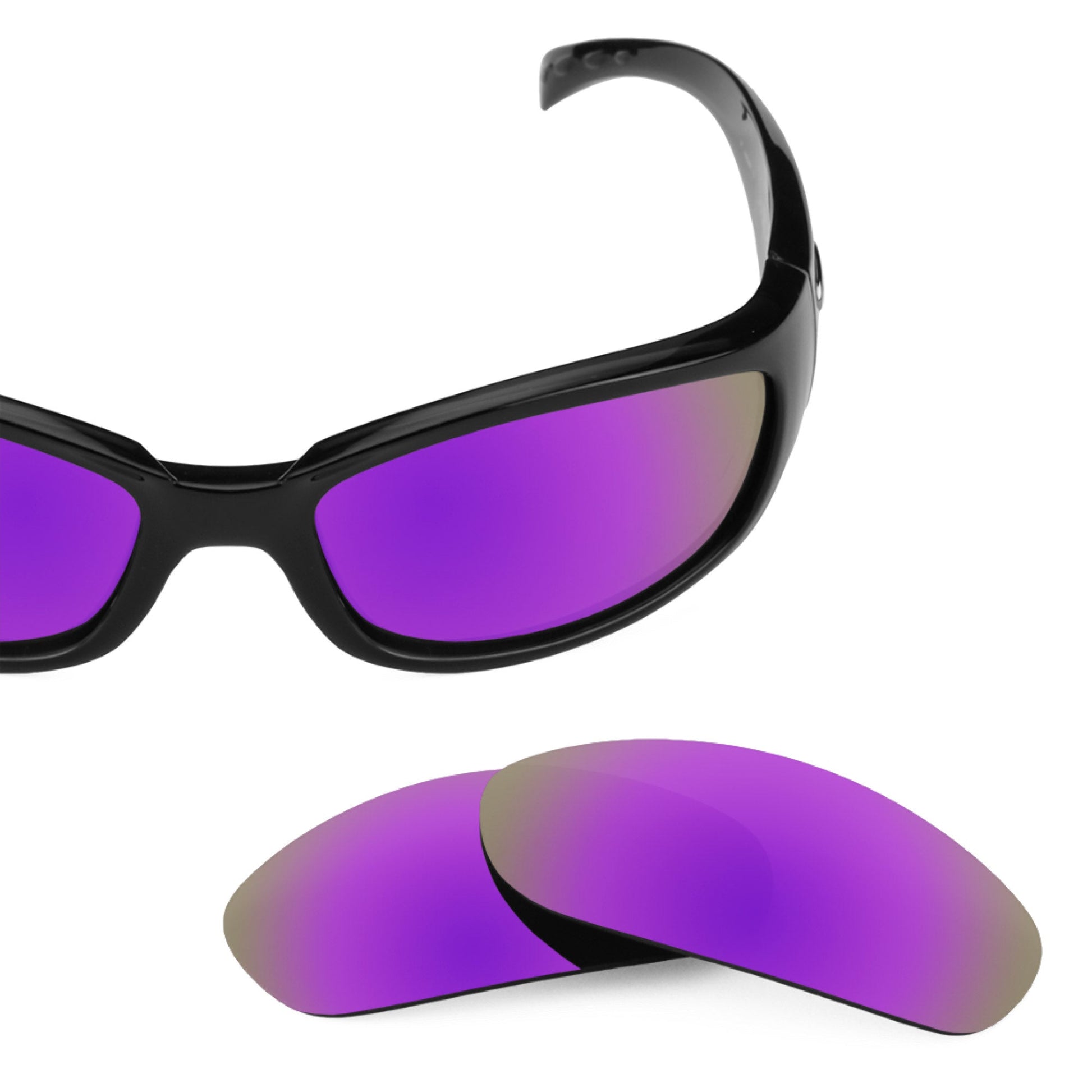 Costa Hammerhead replacement lenses — Plasma Purple MirrorShield® polarized sunglass lens, 100% UV | ReFramed