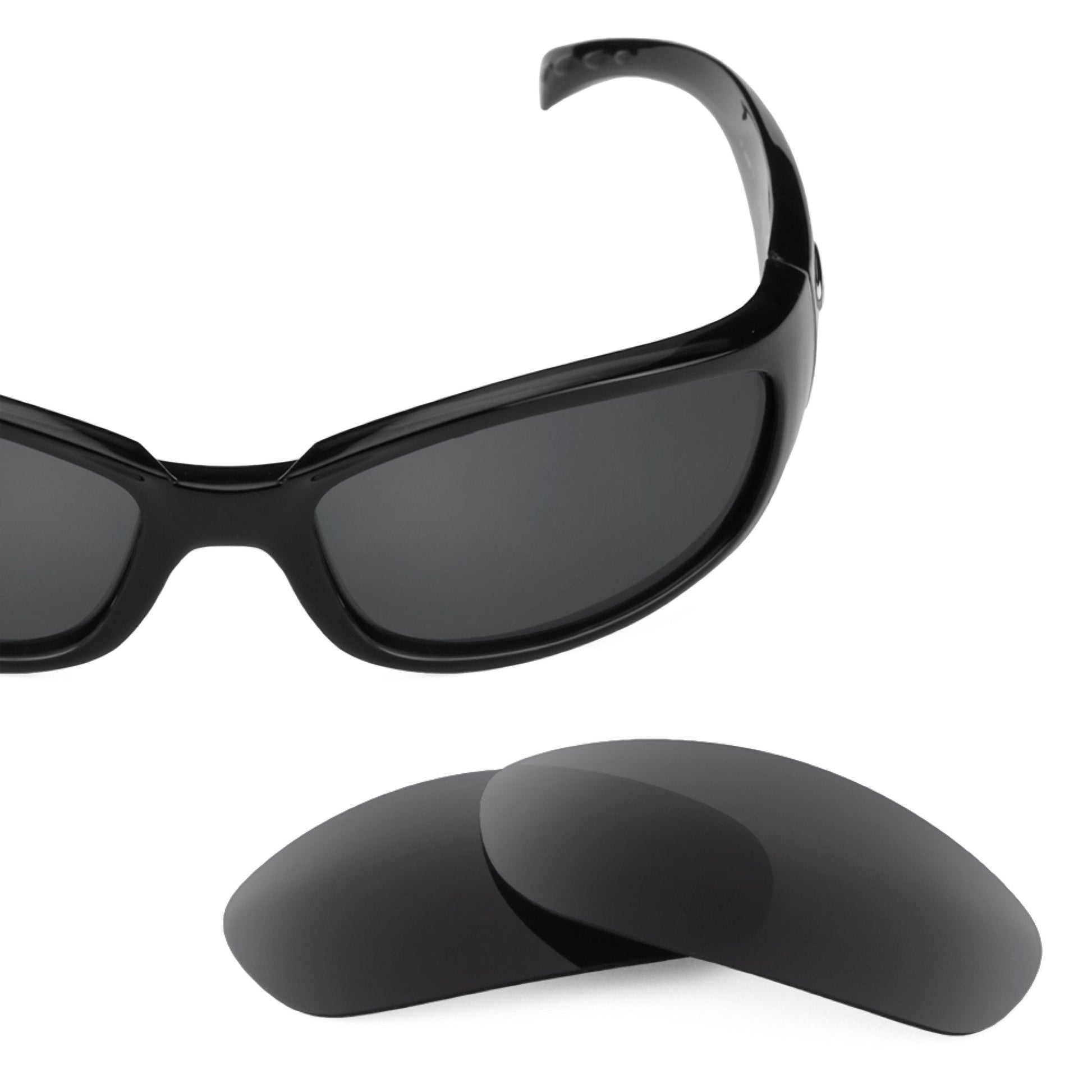 Costa Hammerhead replacement lenses — Stealth Black polarized sunglass lens, 100% UV | ReFramed