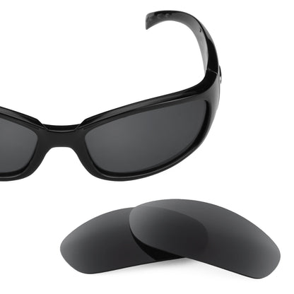 Costa Hammerhead replacement lenses — Stealth Black polarized sunglass lens, 100% UV | ReFramed