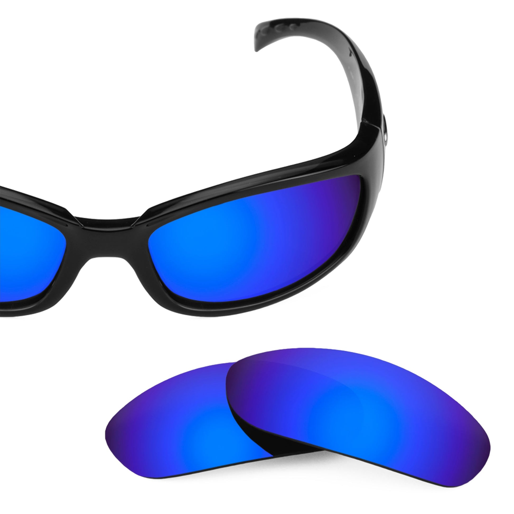 Costa Hammerhead replacement lenses — Tidal Blue MirrorShield® polarized sunglass lens, 100% UV | ReFramed