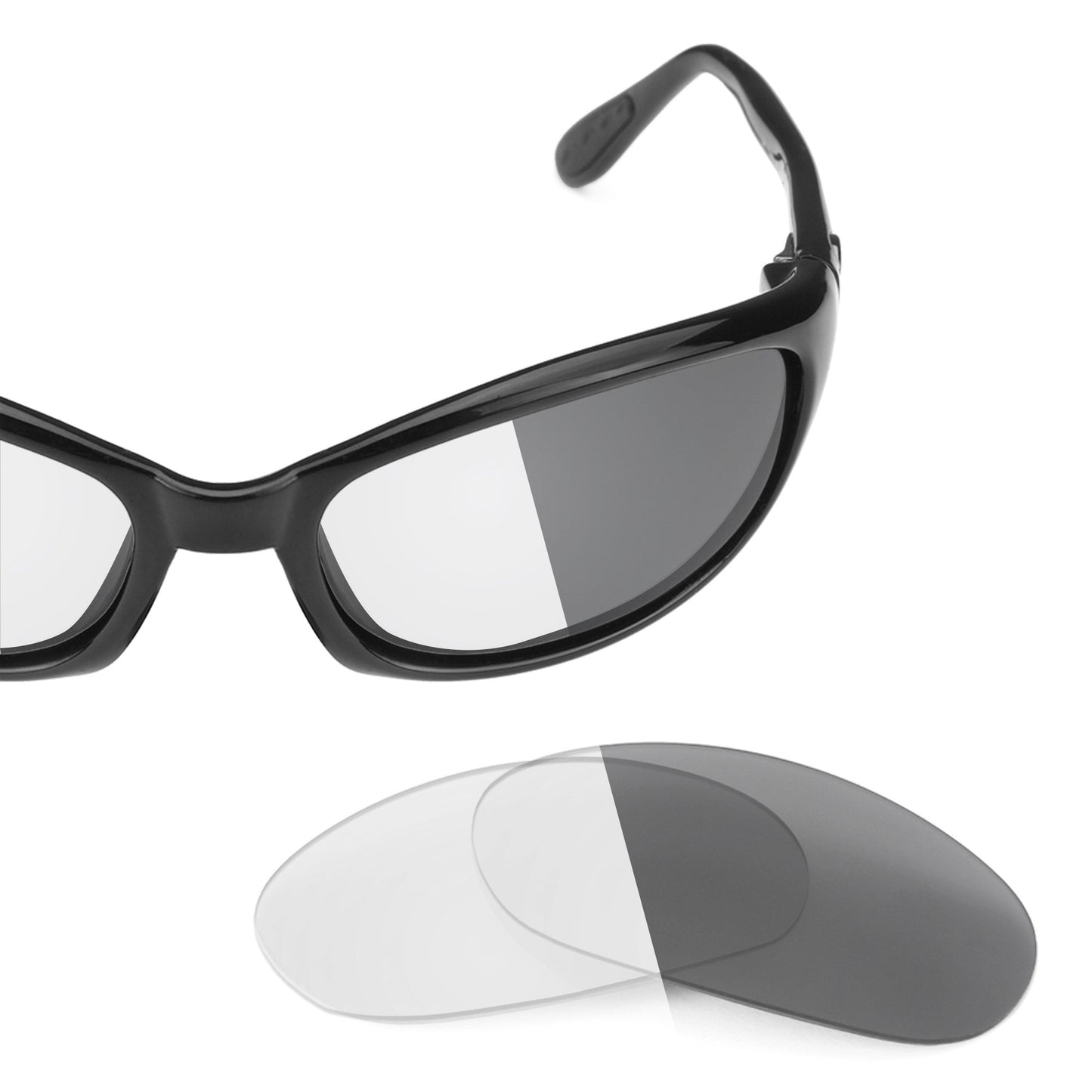 Costa Harpoon replacement lenses — Adapt Gray Photochromic polarized sunglass lens, 100% UV | ReFramed