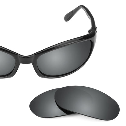 Costa Harpoon replacement lenses — Black Chrome MirrorShield® polarized sunglass lens, 100% UV | ReFramed