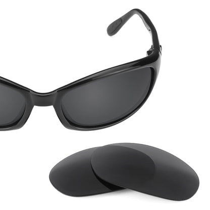 Costa Harpoon replacement lenses — Stealth Black polarized sunglass lens, 100% UV | ReFramed