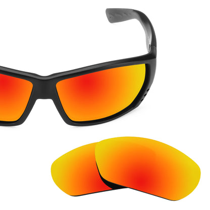 Costa Tuna Alley replacement lenses — Fire Red MirrorShield® polarized sunglass lens, 100% UV | ReFramed