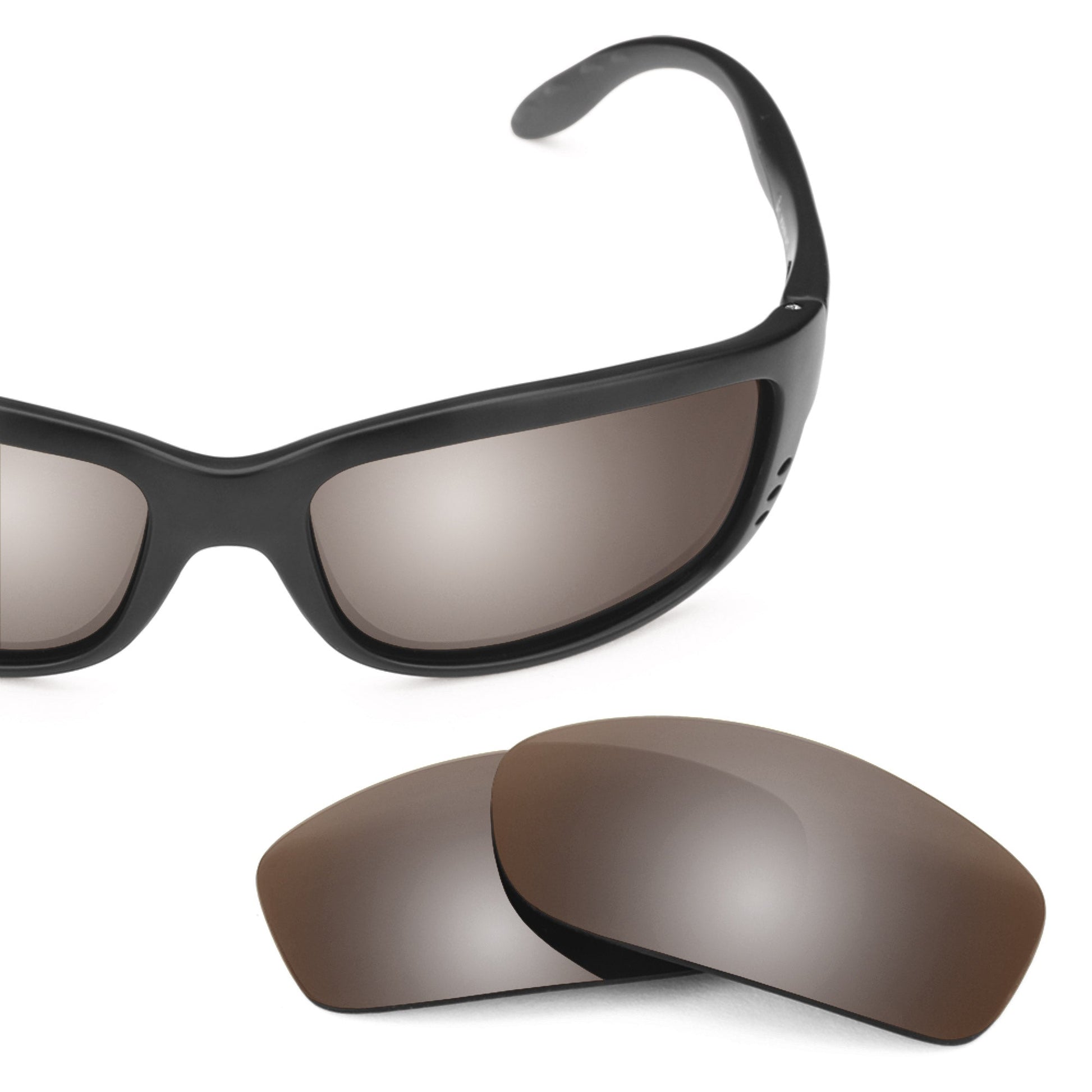 Costa Zane replacement lenses — Flash Bronze MirrorShield® polarized sunglass lens, 100% UV | ReFramed