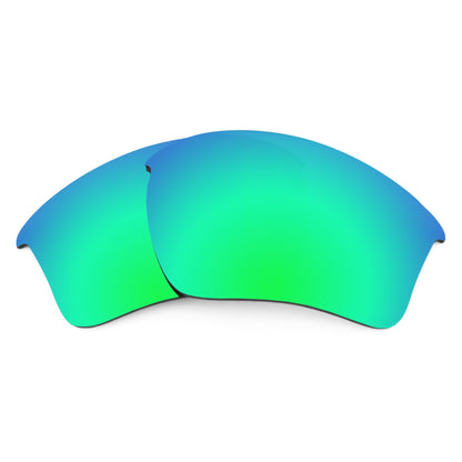 Oakley Half Jacket 2.0 OO9144 replacement lenses — Emerald Green MirrorShield® polarized sunglass lens, 100% UV | ReFramed