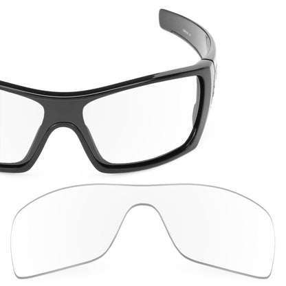 Oakley Batwolf OO9101 replacement lenses — Crystal Clear polarized sunglass lens, 100% UV | ReFramed