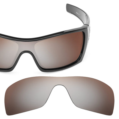 Oakley Batwolf OO9101 replacement lenses — Flash Bronze MirrorShield® polarized sunglass lens, 100% UV | ReFramed