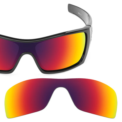 Oakley Batwolf OO9101 replacement lenses — Midnight Sun MirrorShield® polarized sunglass lens, 100% UV | ReFramed