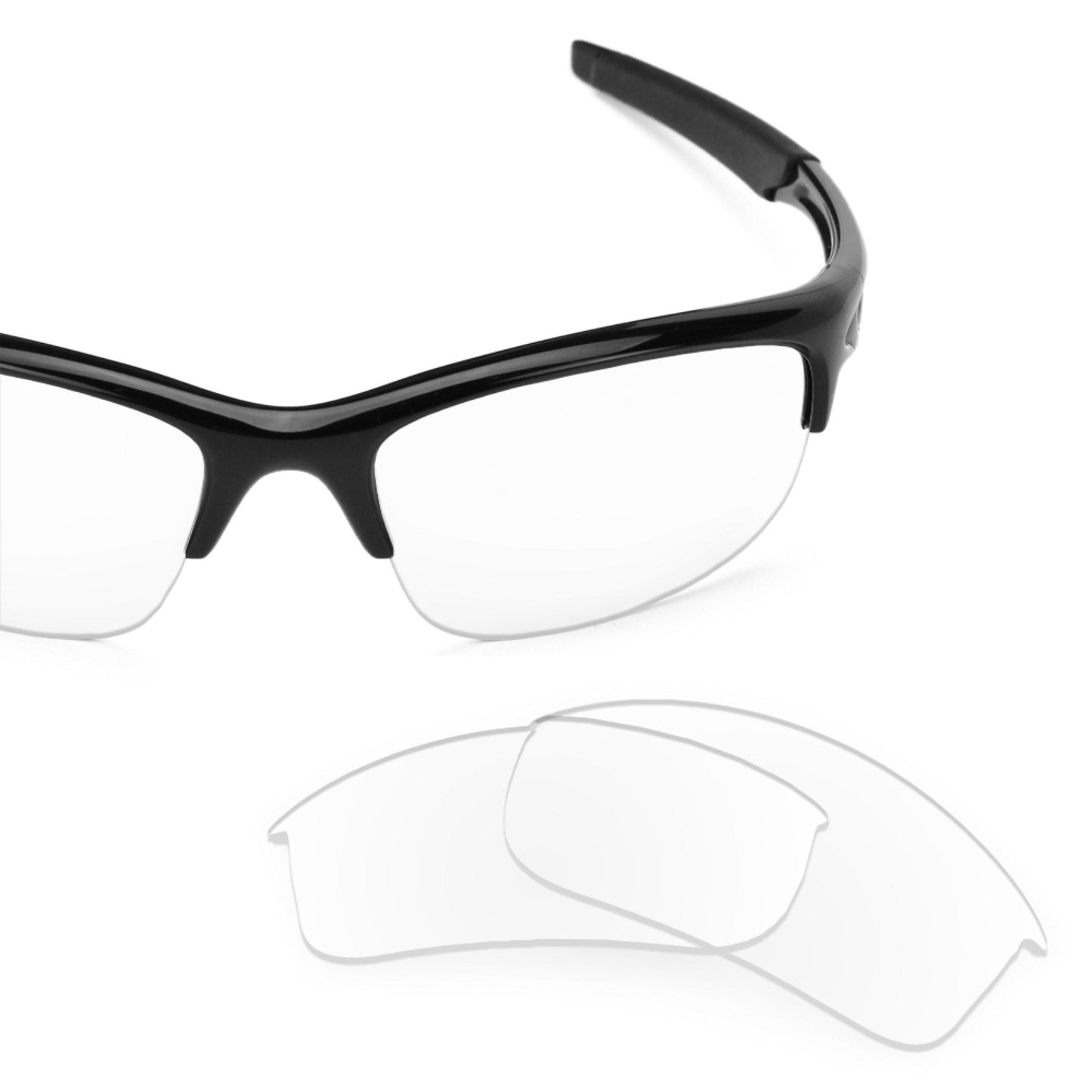 Oakley Bottle Rocket OO9164 replacement lenses — Crystal Clear polarized sunglass lens, 100% UV | ReFramed
