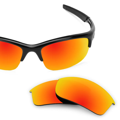 Oakley Bottle Rocket OO9164 replacement lenses — Fire Red MirrorShield® polarized sunglass lens, 100% UV | ReFramed