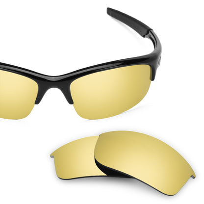 Oakley Bottle Rocket OO9164 replacement lenses — Flare Gold MirrorShield® polarized sunglass lens, 100% UV | ReFramed