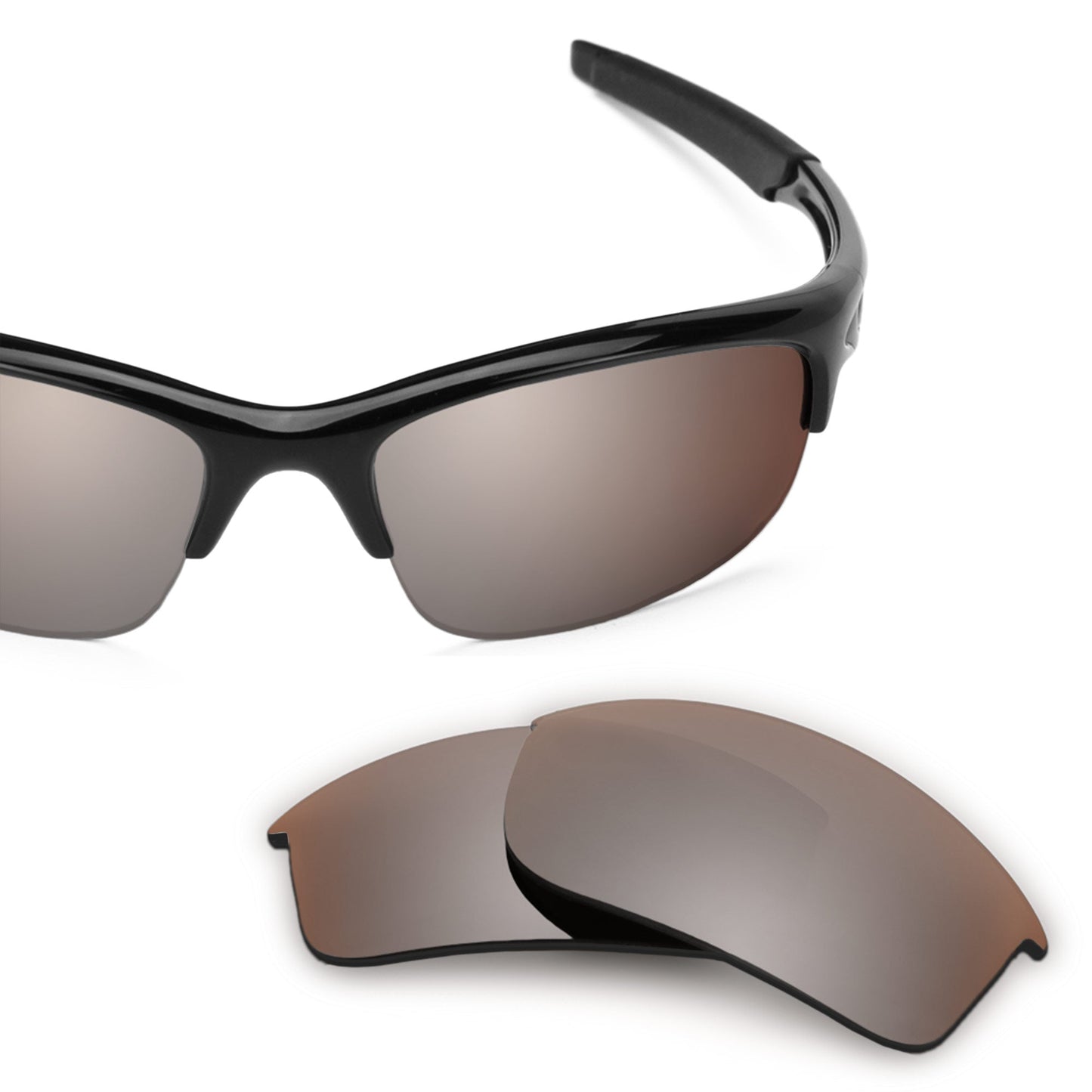 Oakley Bottle Rocket OO9164 replacement lenses — Flash Bronze MirrorShield® polarized sunglass lens, 100% UV | ReFramed