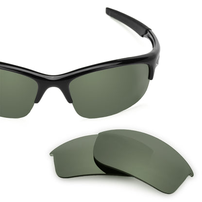 Oakley Bottle Rocket OO9164 replacement lenses — Gray Green polarized sunglass lens, 100% UV | ReFramed