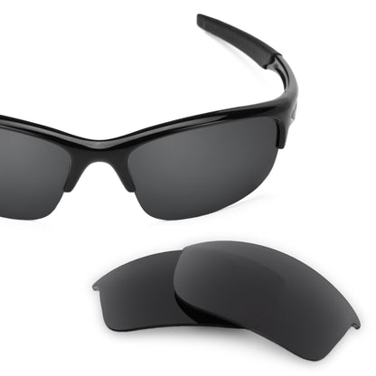 Oakley Bottle Rocket OO9164 replacement lenses — Stealth Black polarized sunglass lens, 100% UV | ReFramed