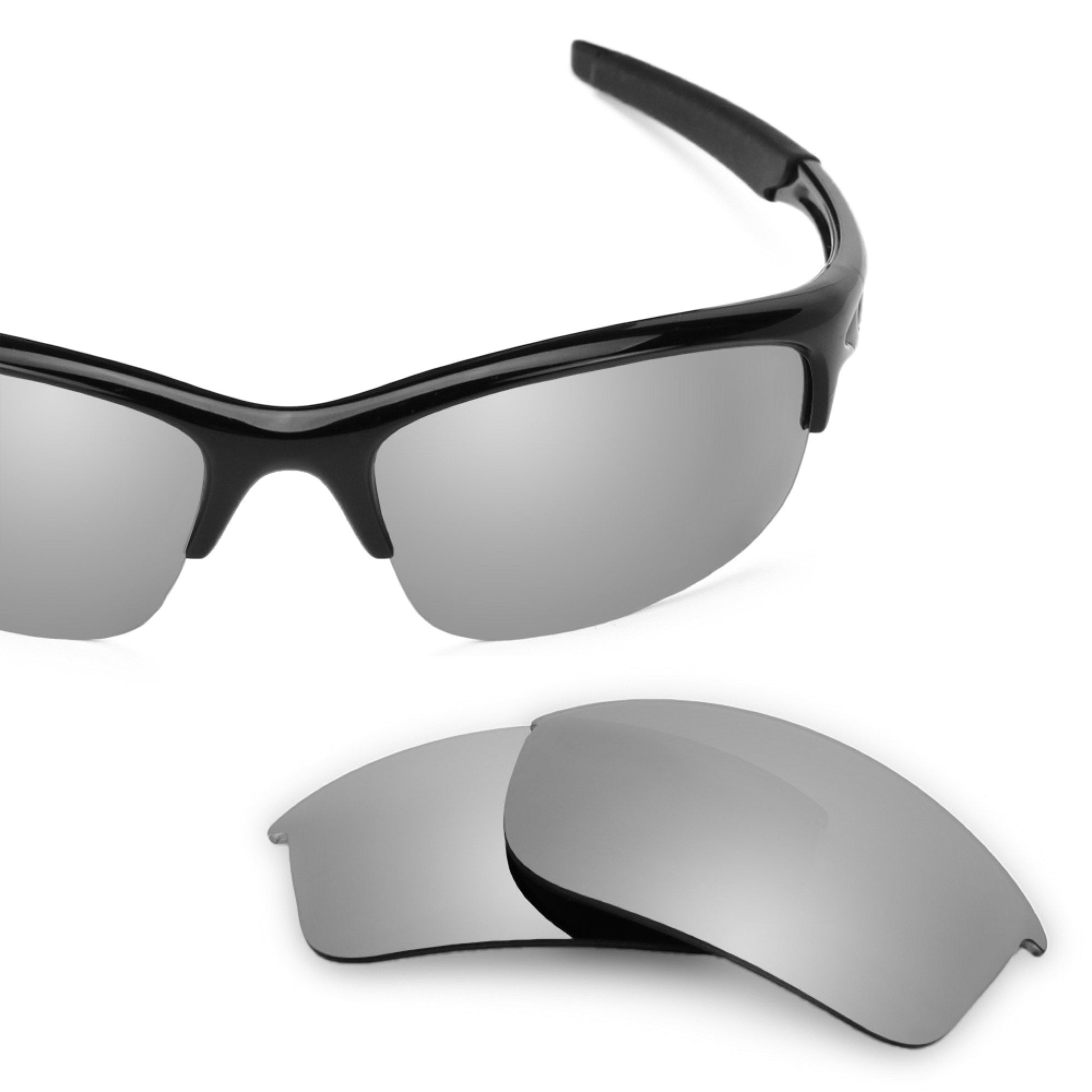 Oakley Bottle Rocket OO9164 replacement lenses — Titanium MirrorShield® polarized sunglass lens, 100% UV | ReFramed