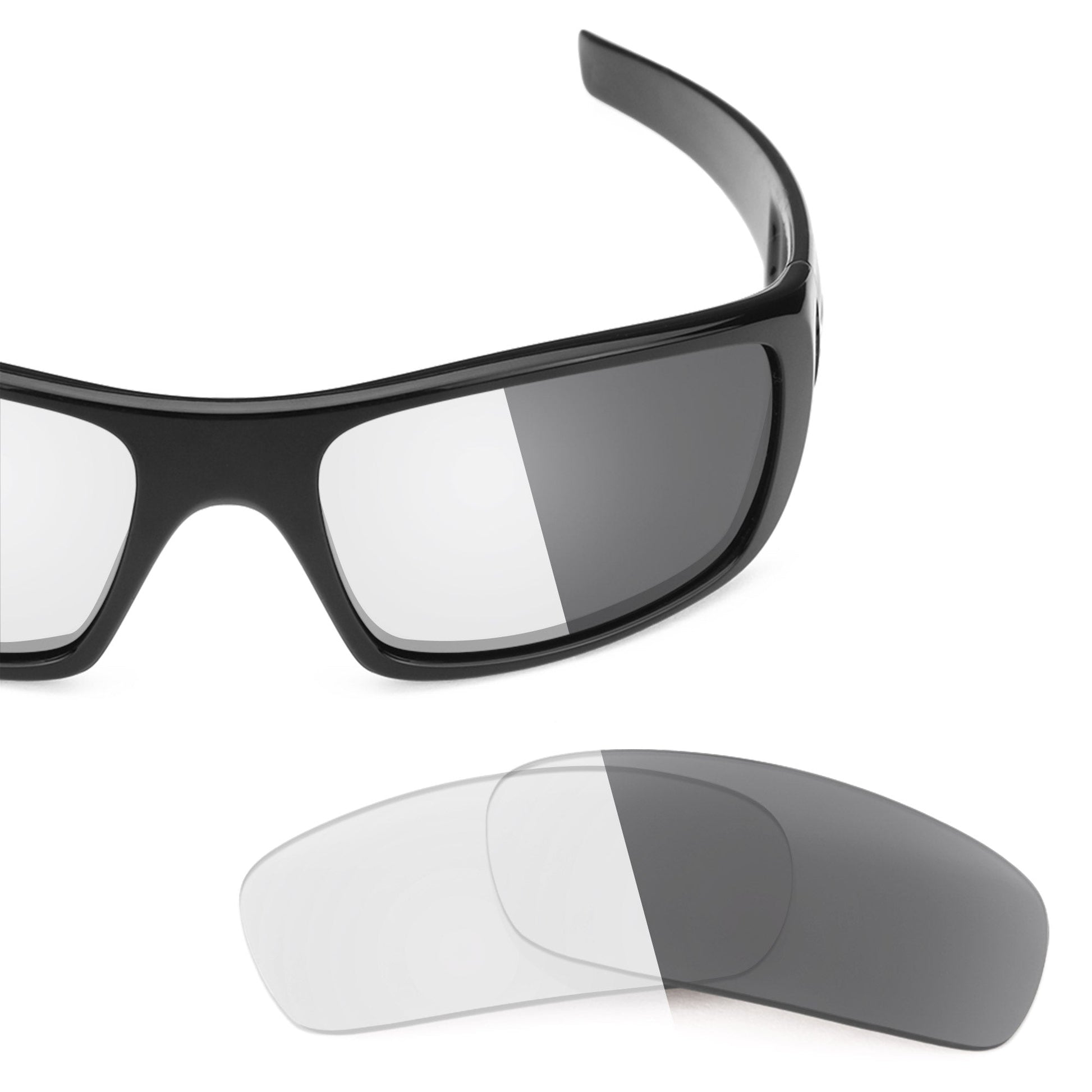 Oakley Crankshaft OO9239 replacement lenses — Adapt Gray Photochromic polarized sunglass lens, 100% UV | ReFramed