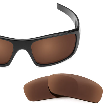 Oakley Crankshaft OO9239 replacement lenses — Dark Brown polarized sunglass lens, 100% UV | ReFramed