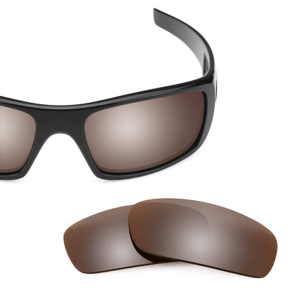 Oakley Crankshaft OO9239 replacement lenses — Flash Bronze MirrorShield® polarized sunglass lens, 100% UV | ReFramed