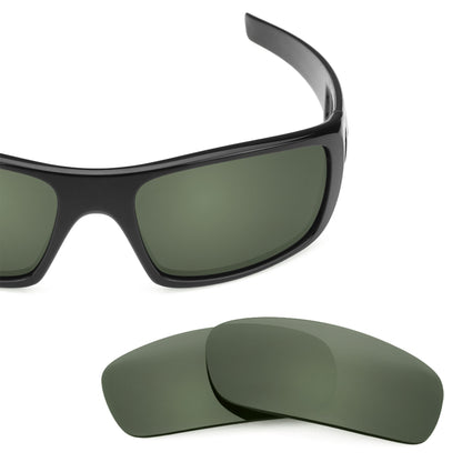 Oakley Crankshaft OO9239 replacement lenses — Gray Green polarized sunglass lens, 100% UV | ReFramed