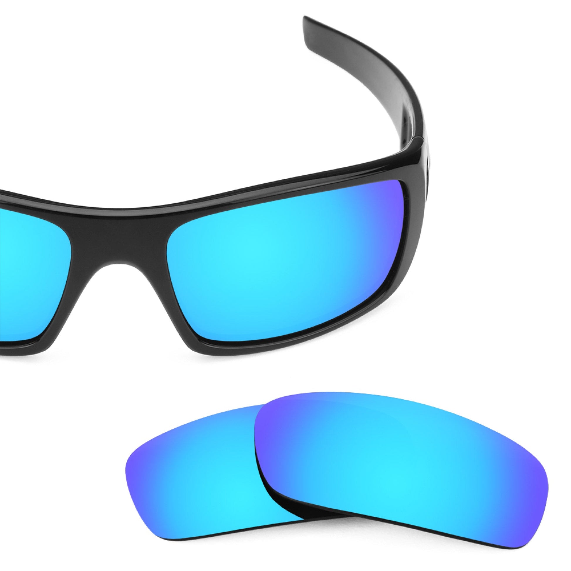 Oakley Crankshaft OO9239 replacement lenses — Ice Blue MirrorShield® polarized sunglass lens, 100% UV | ReFramed