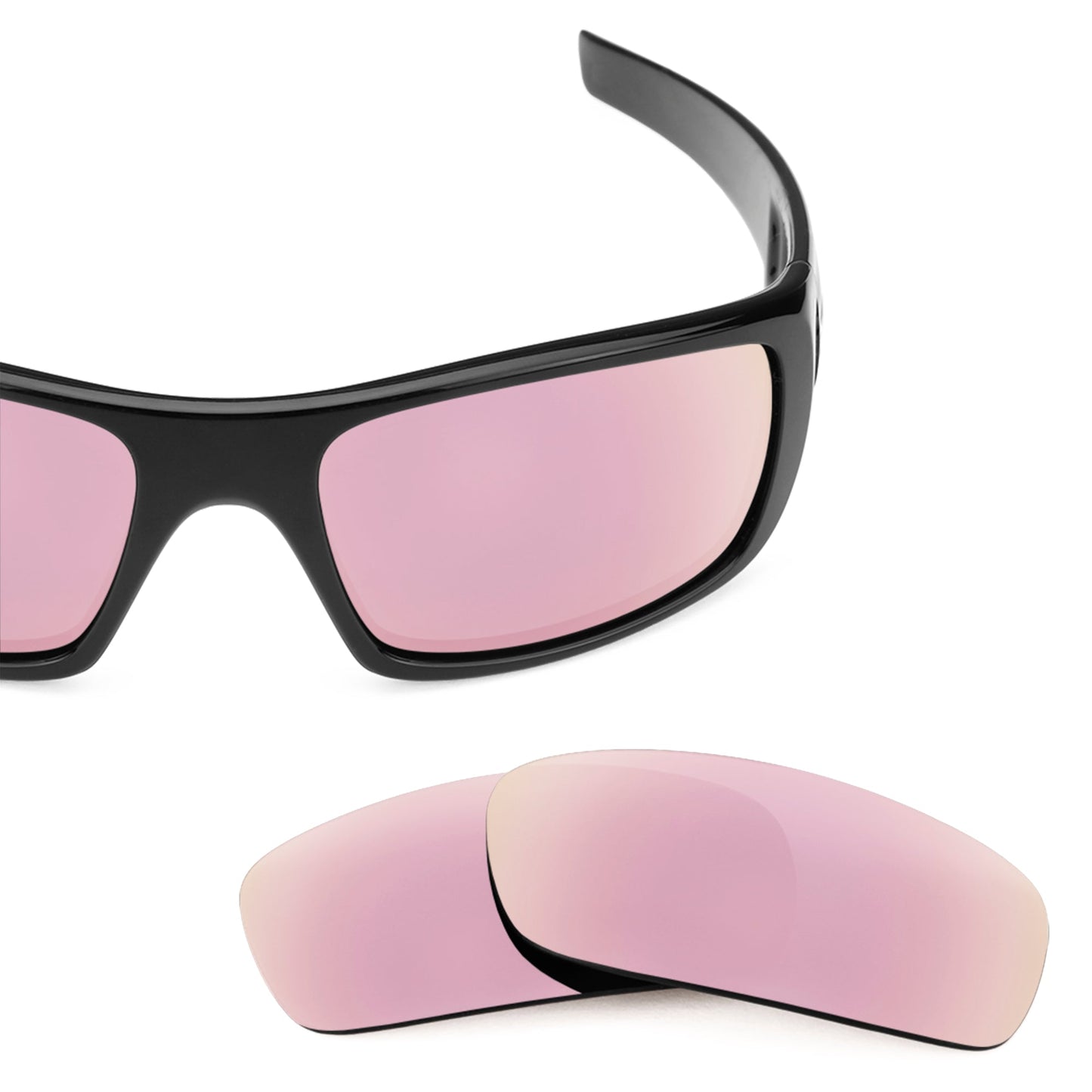 Oakley Crankshaft OO9239 replacement lenses — Rose Gold MirrorShield® polarized sunglass lens, 100% UV | ReFramed
