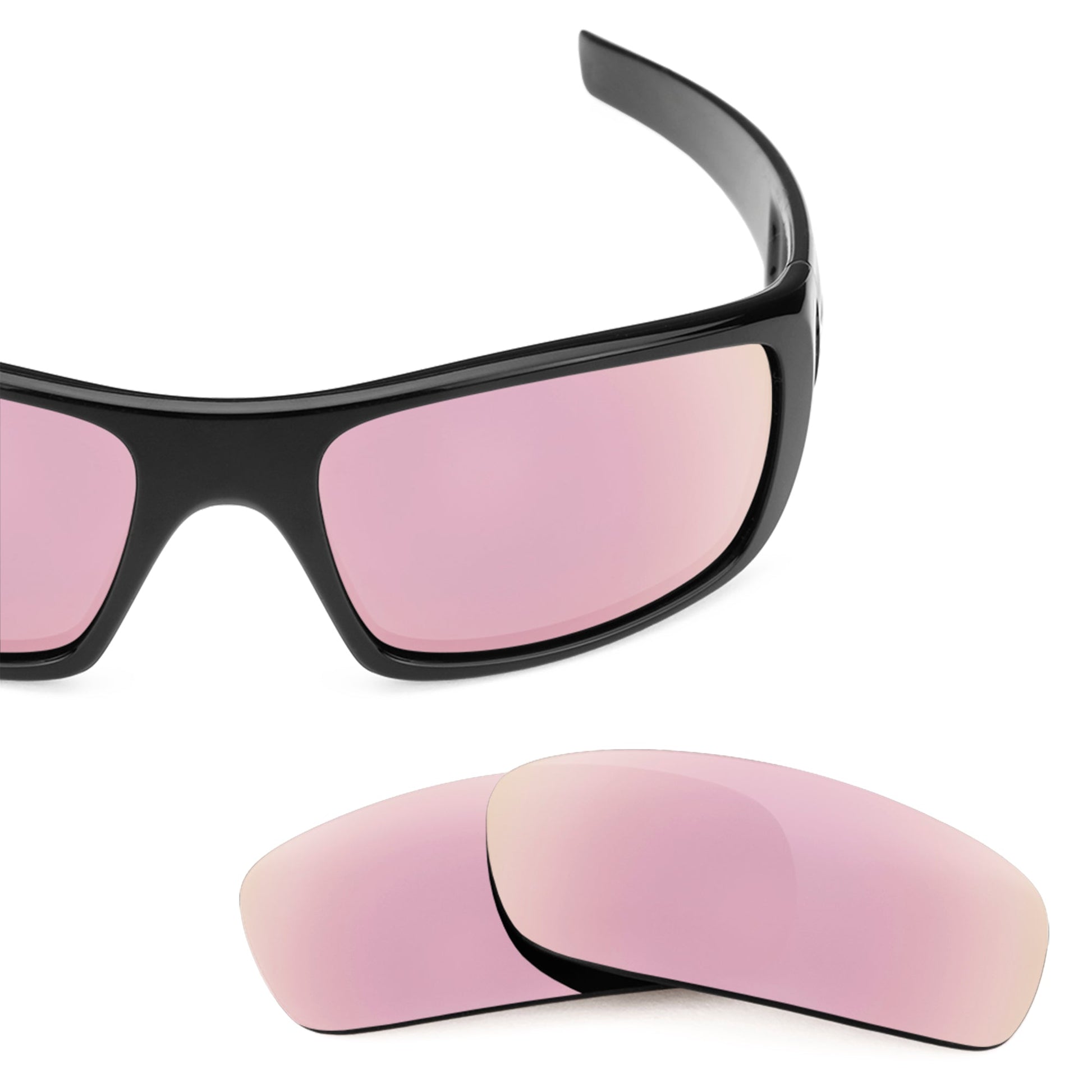 Oakley Crankshaft OO9239 replacement lenses — Rose Gold MirrorShield® polarized sunglass lens, 100% UV | ReFramed