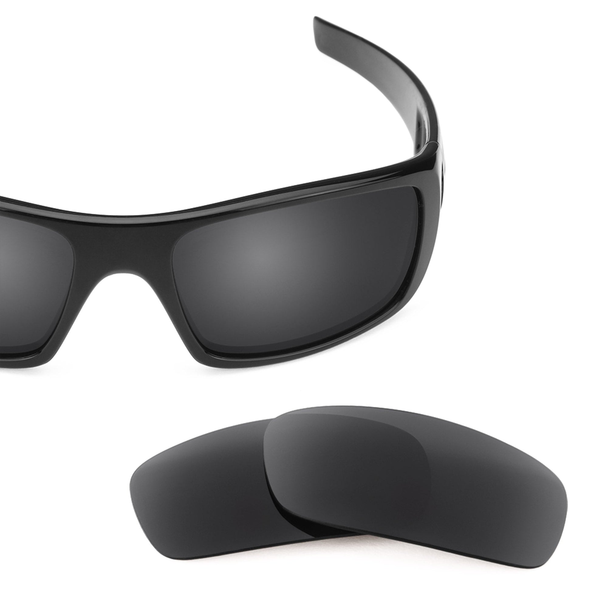 Oakley Crankshaft OO9239 replacement lenses — Stealth Black polarized sunglass lens, 100% UV | ReFramed