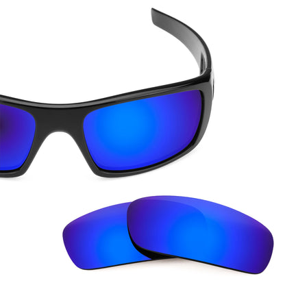 Oakley Crankshaft OO9239 replacement lenses — Tidal Blue MirrorShield® polarized sunglass lens, 100% UV | ReFramed