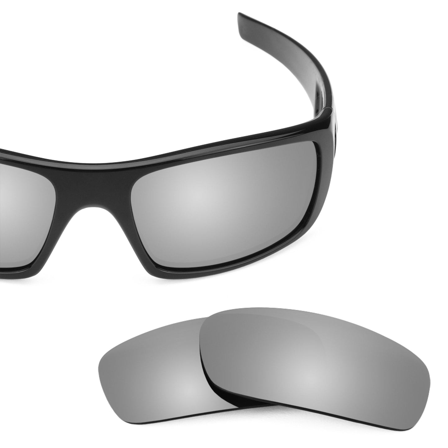 Oakley Crankshaft OO9239 replacement lenses — Titanium MirrorShield® polarized sunglass lens, 100% UV | ReFramed