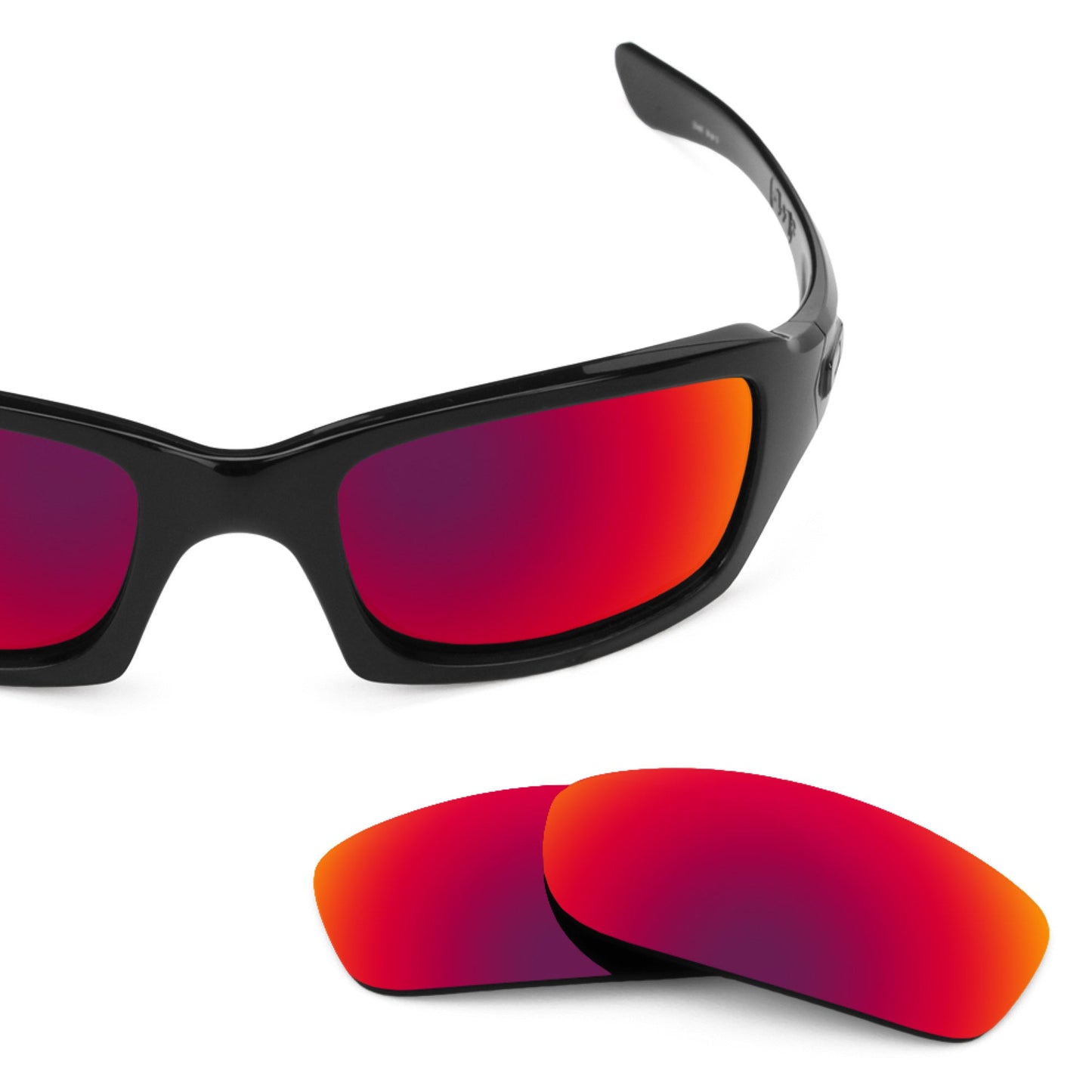 Oakley Fives Squared OO9238 replacement lenses — Midnight Sun MirrorShield® polarized sunglass lens, 100% UV | ReFramed