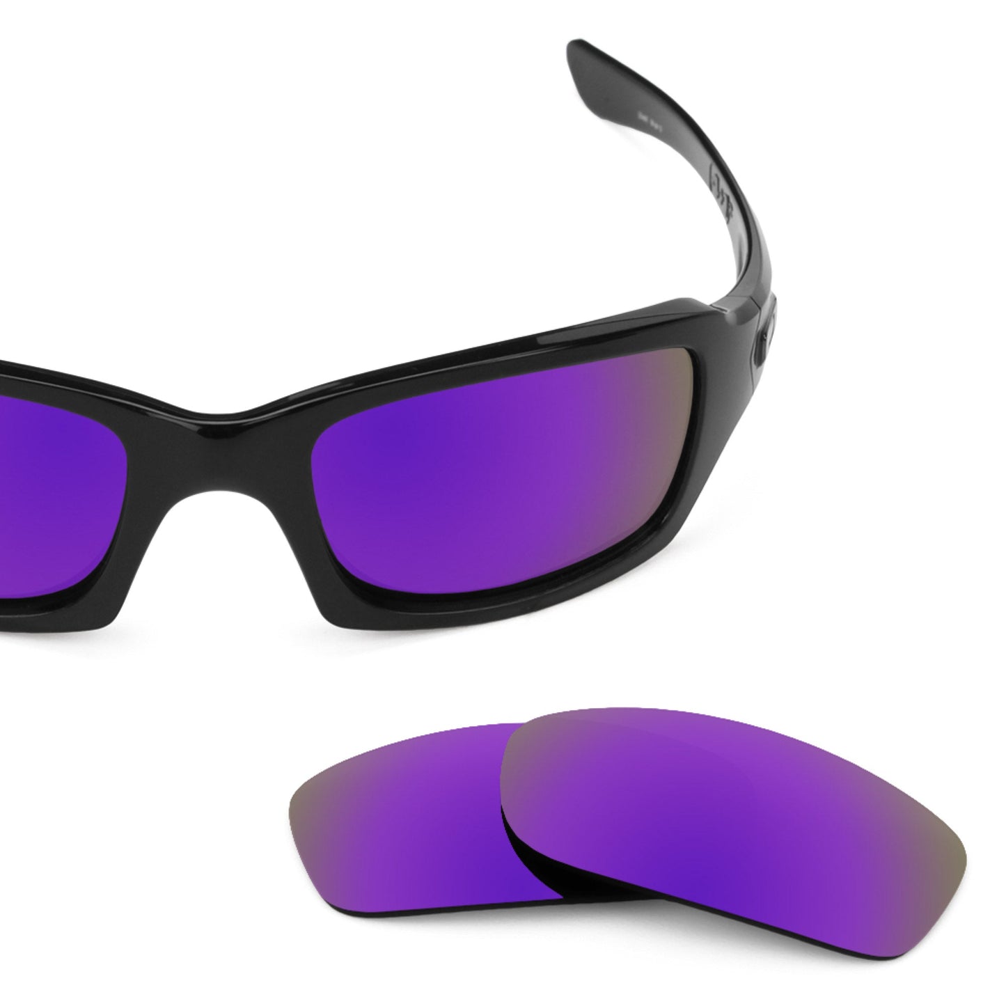 Oakley Fives Squared OO9238 replacement lenses — Plasma Purple MirrorShield® polarized sunglass lens, 100% UV | ReFramed