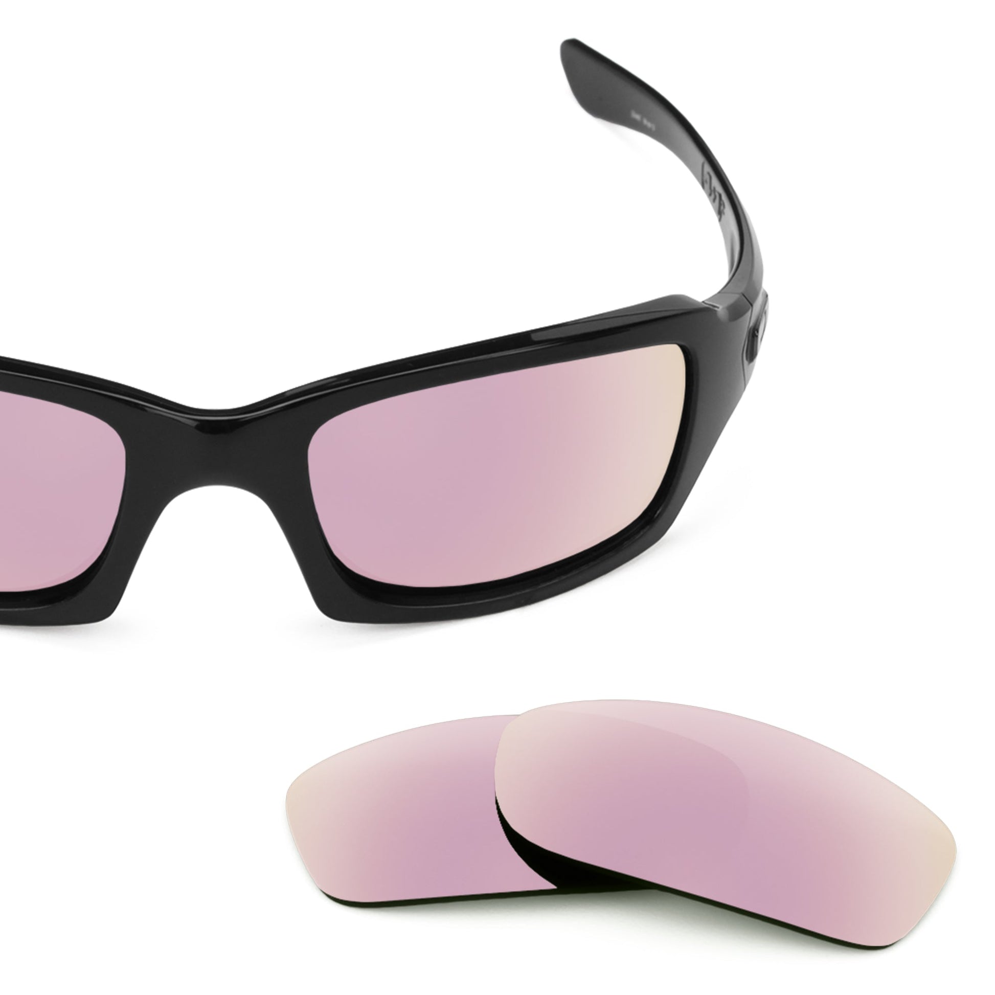 Oakley Fives Squared OO9238 replacement lenses — Rose Gold MirrorShield® polarized sunglass lens, 100% UV | ReFramed