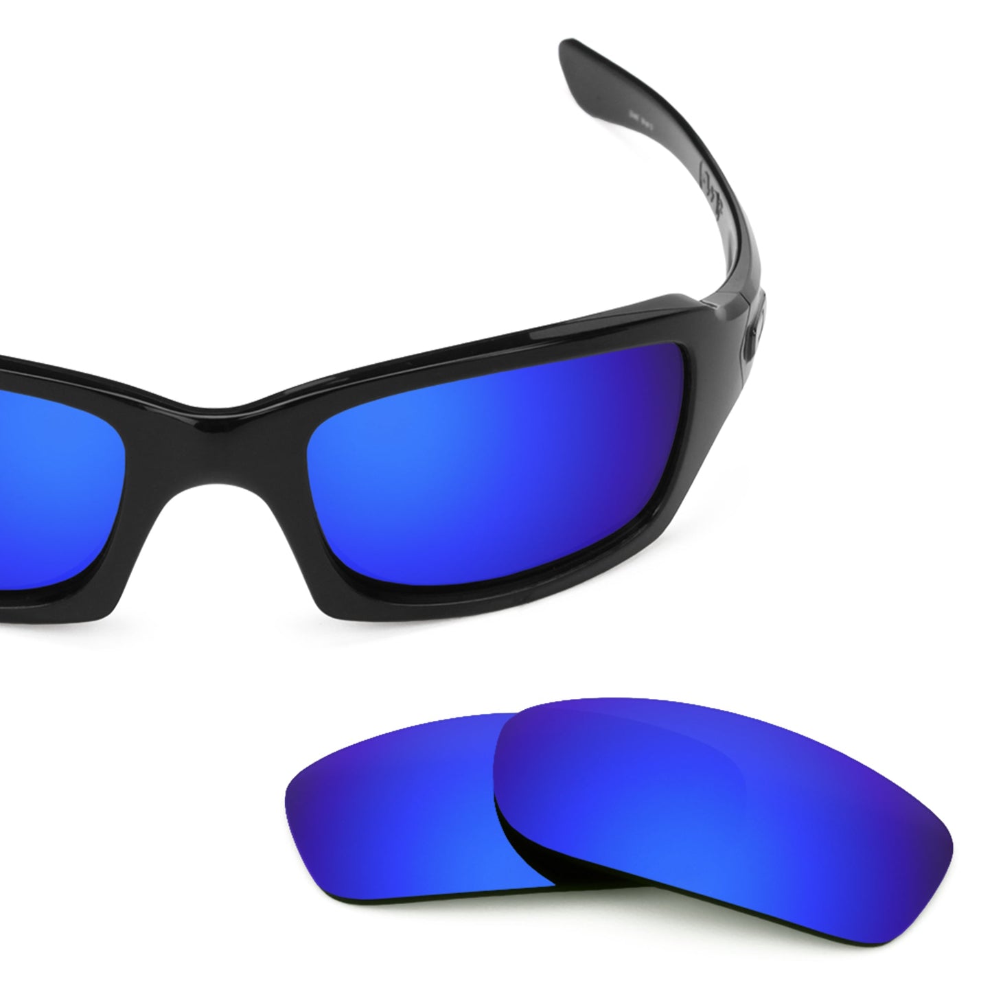Oakley Fives Squared OO9238 replacement lenses — Tidal Blue MirrorShield® polarized sunglass lens, 100% UV | ReFramed
