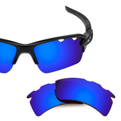 Oakley Flak 2.0 XL Vented OO9188 replacement lenses — Tidal Blue MirrorShield® polarized sunglass lens, 100% UV | ReFramed