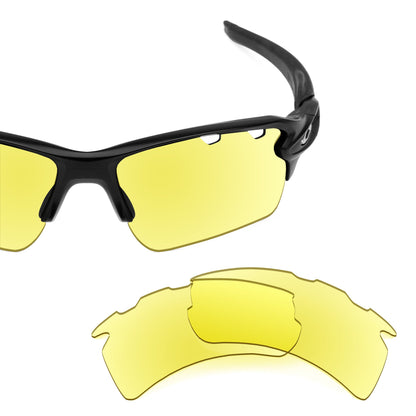 Oakley Flak 2.0 XL Vented OO9188 replacement lenses — precision-cut polarized sunglass lenses, 100% UV | ReFramed